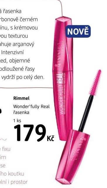 Řasenka Wonder'full Real Rimmel