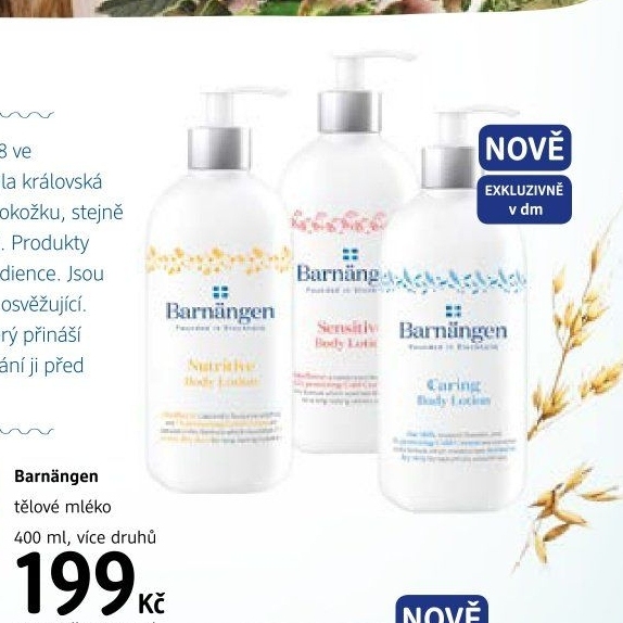 Tělové mléko Barnängen