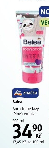 Emulze tělová Balea