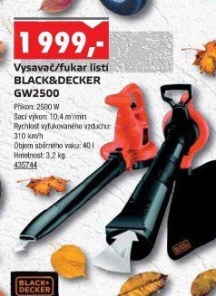 Vysavač listí GW2500 Black&amp