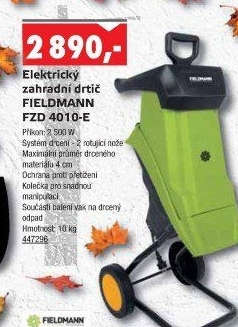 Drtič zahradního odpadu Fieldmann FZD 4010-E