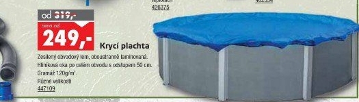 Krycí plachta na bazén