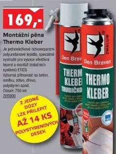 Montážní pěna Thermo Kleber Den Braven