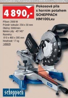 Pokosová pila Scheppach HM 100 Lxu