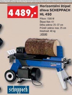 Štípač dřeva HL450 Scheppach