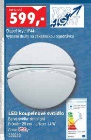 LED koupelnové svítidlo Top Light
