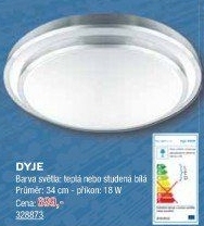 Stropní svítidlo Dyje Top Light