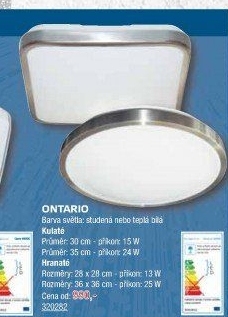 Stropní svítidlo Ontario Top Light