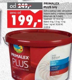 Interiérová barva Primalex Plus