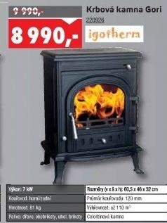 Krbová kamna Gori Igotherm
