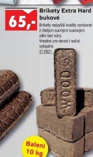 Brikety bukové Ekoenergia