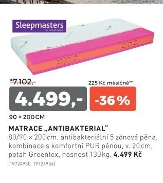 Matrace ANTIBAKTERIAL