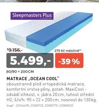 Matrace OCEAN COOL