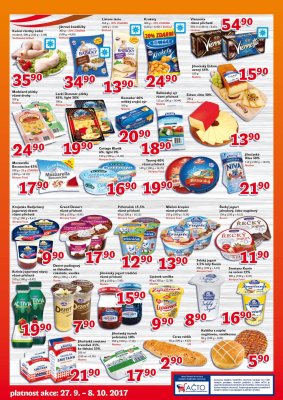 akční leták ESO MARKET 27.9.2017-8.10.2017