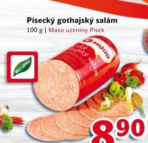 Salám Gothaj Maso uzeniny Písek