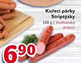 Párky kuřecí striptýzky Vodňanské kuře