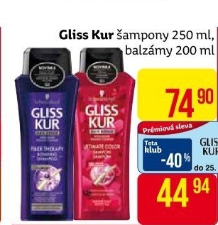 Šampon Gliss Kur Schwarzkopf