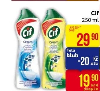 Krémový čistič Cif Cream
