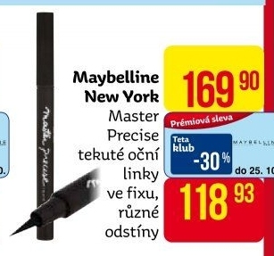 Oční linky ve fixu Master Precise Maybelline