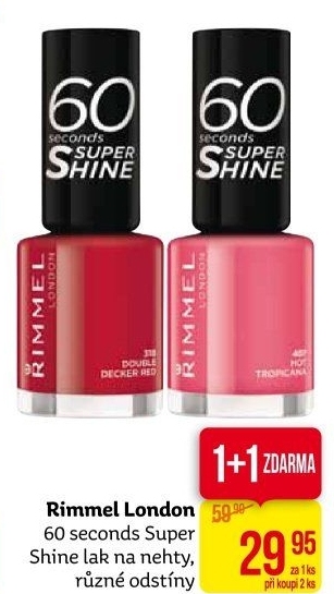 Lak na nehty 60 seconds Super Shine Rimmel