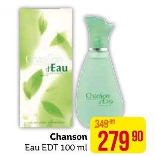 Toaletní voda dámská Eau Chanson