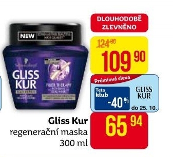 Maska na vlasy regenerační Gliss Kur Schwarzkopf