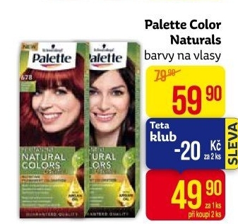 Barva na vlasy Natural Colors Palette Schwarzkopf