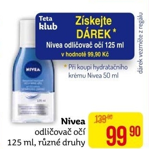 Odličovače očí Nivea