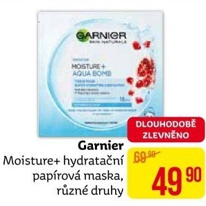 Papírová maska Moisture Match Garnier