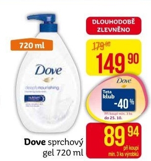 Sprchový gel Dove