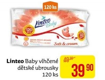 Vlhčené ubrousky dětské Linteo Baby