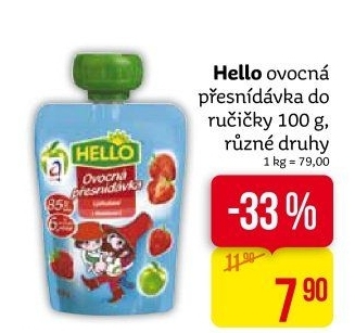Ovocná kapsička Hello