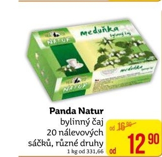 Čaj bylinný Panda natur