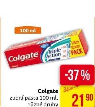 Pasty na zuby Colgate