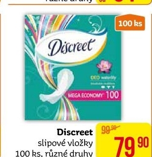 Vložky dámské slipové Discreet