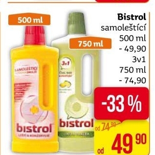 Emulze vosková samoleštící Bistrol