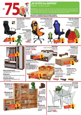 akční leták IDEA nábytek 1.10.2017-14.10.2017