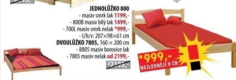 Jednolůžko 800B