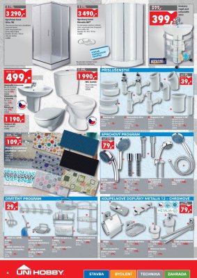 akční leták UNI HOBBY 5.10.2017-15.10.2017
