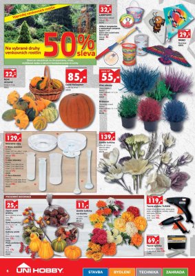 akční leták UNI HOBBY 5.10.2017-15.10.2017