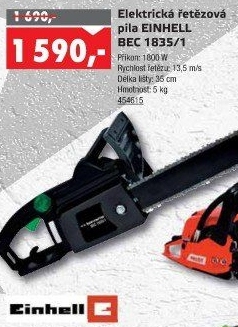 Pila řetězová elektrická BEC 1835/1 Bavaria Black Einhell