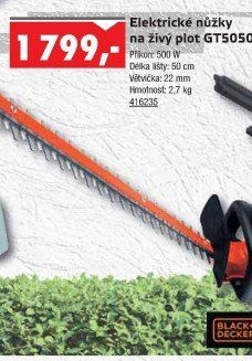Nůžky na živý plot Black&amp