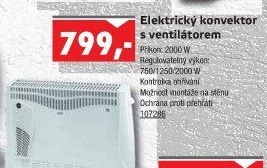 Konvektor s ventilátorem FK 34