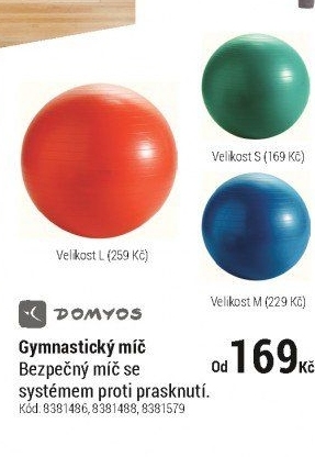 gymnastický míč