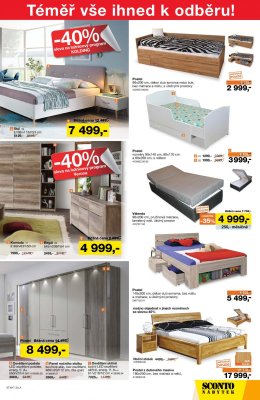 akční leták Sconto nábytek 4.10.2017-17.10.2017