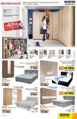 akční leták Sconto nábytek 4.10.2017-17.10.2017