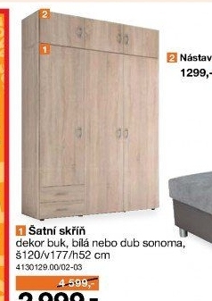 ŠATNÍ SKŘÍŇ BASE 3