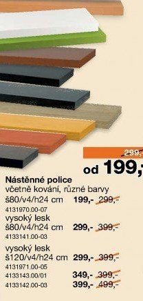 ZÁVĚSNÁ POLICE LOTUS