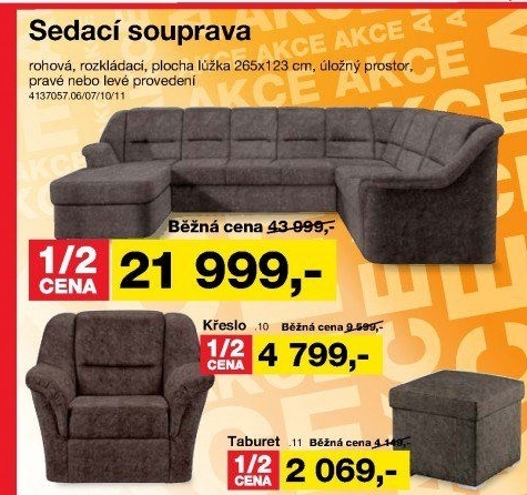 SEDACÍ SOUPRAVA LISSABON