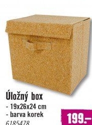 Korkový úložný box